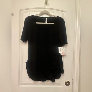 LuLaRoe XS Perfect T - solid black